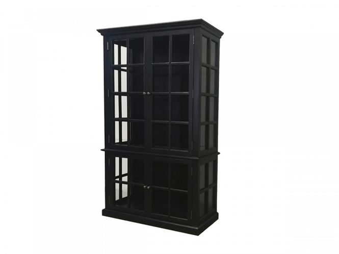 Hovedbilde Chic Antique marseille vitrineskap sort 40020224