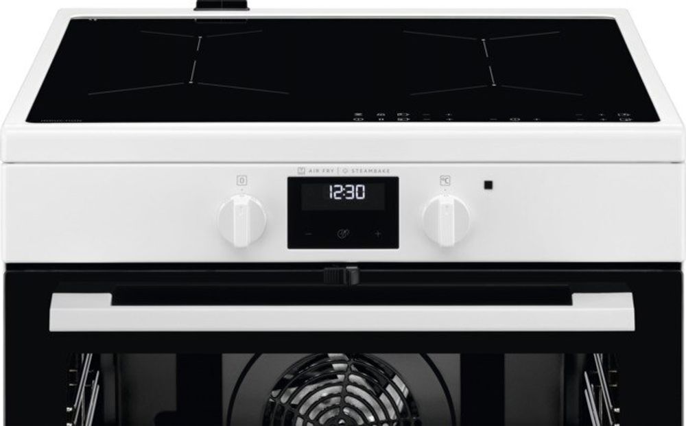 Electrolux komfyr Induksjon hvit LKI66440NW 