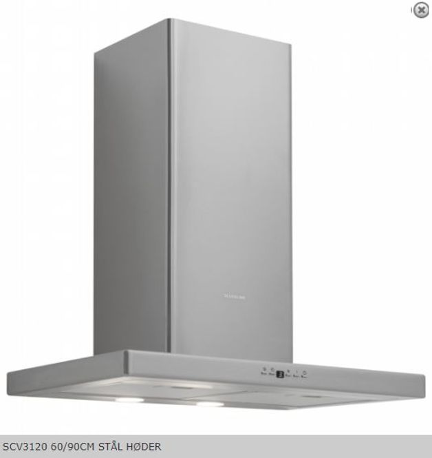 Hovedbilde Silverline ventilator sentralventilasjonsmodell 90CM stål ...