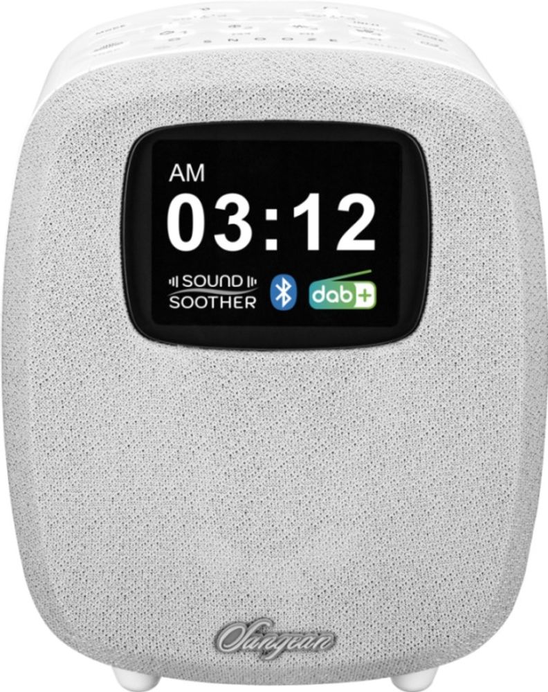 Sangean klokkeradio DCR 83 hvit, innsovningslyder 