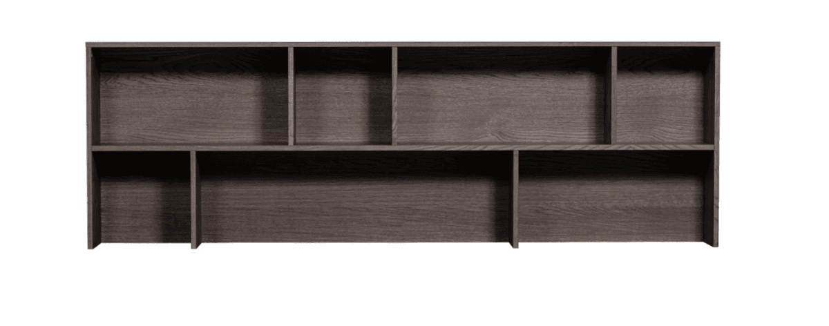 WOOOD hylledel til New Gravure sidebord espresso ask 373565-E