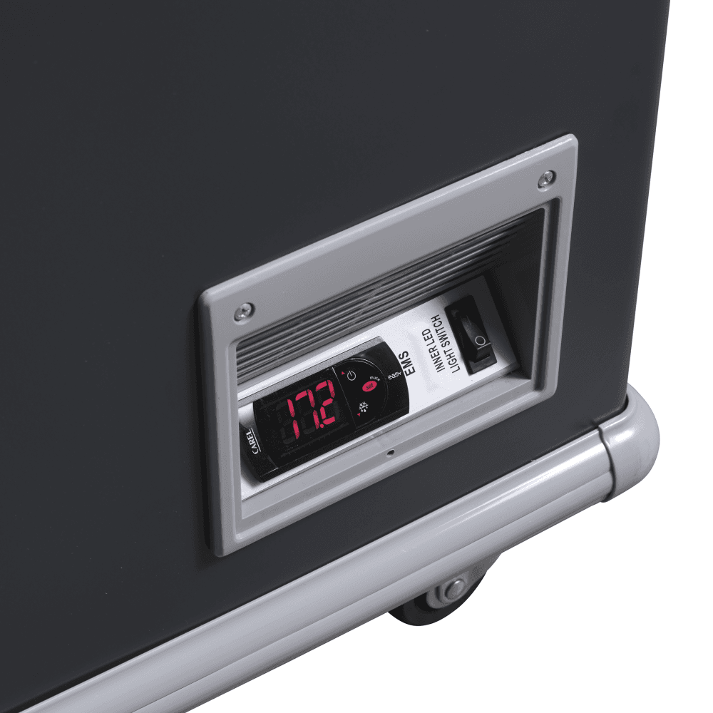 Scandomestic displayfryseboks grå 430 L SIF600ADGC