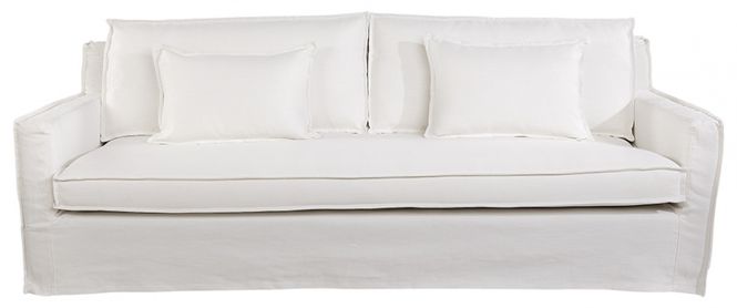 Hovedbilde Artwood NEW MILFORD White Linen 3 seter Sofa
