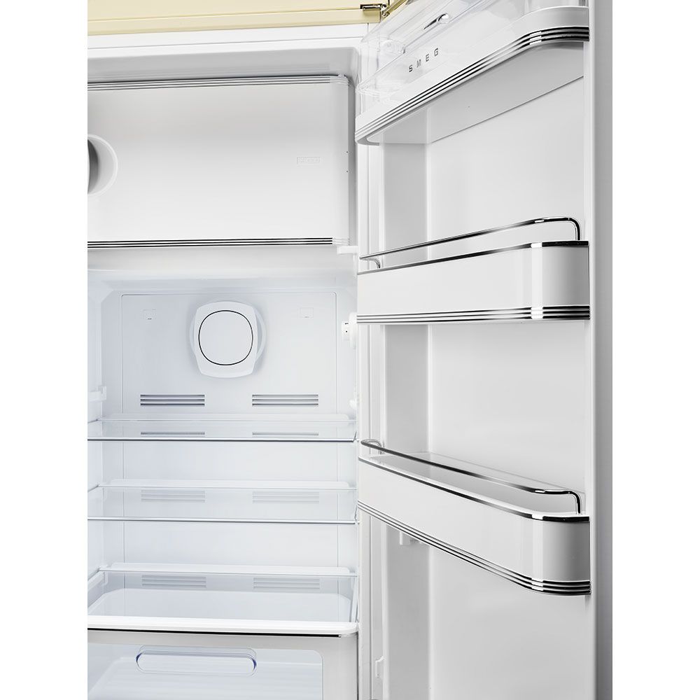 Smeg kjøleskap med innebygd frys krem retro 153 cm FAB28RCR5 