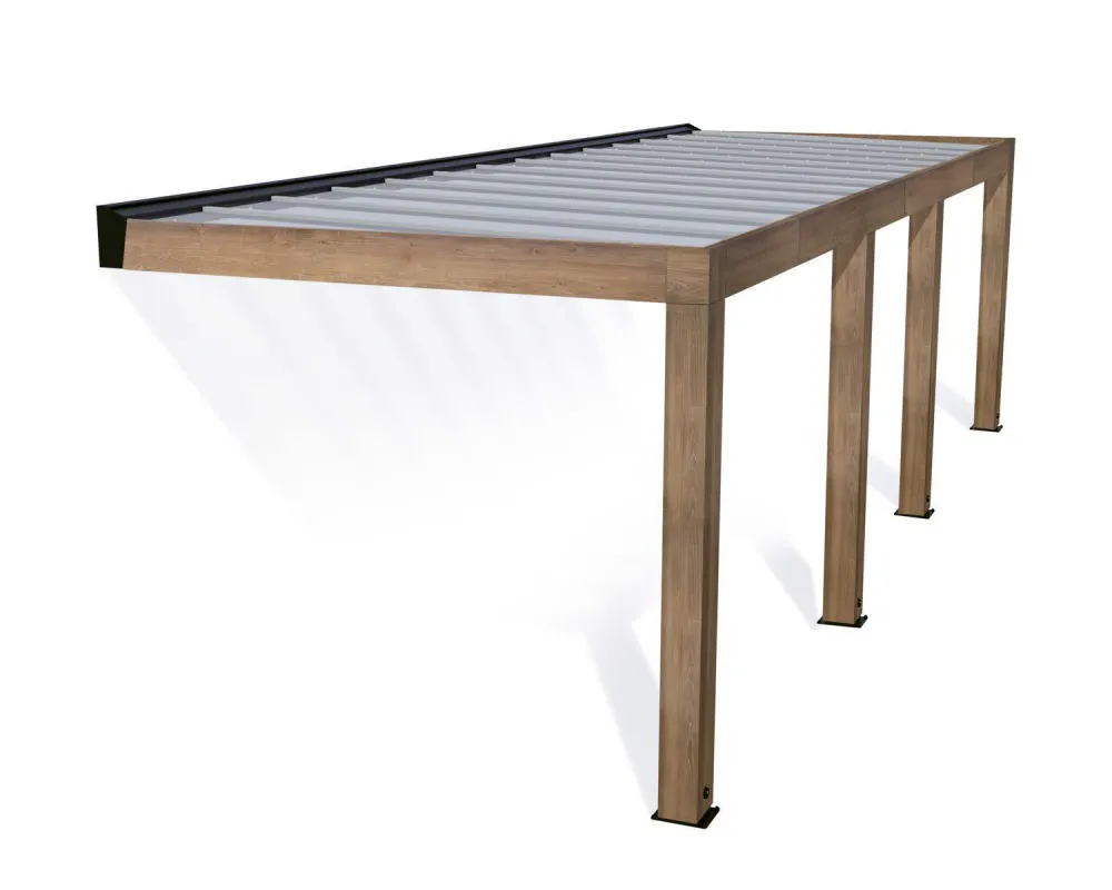 Canopia by Palram Helsinki terrassetak i sedertre 3m x 9,9m 707374