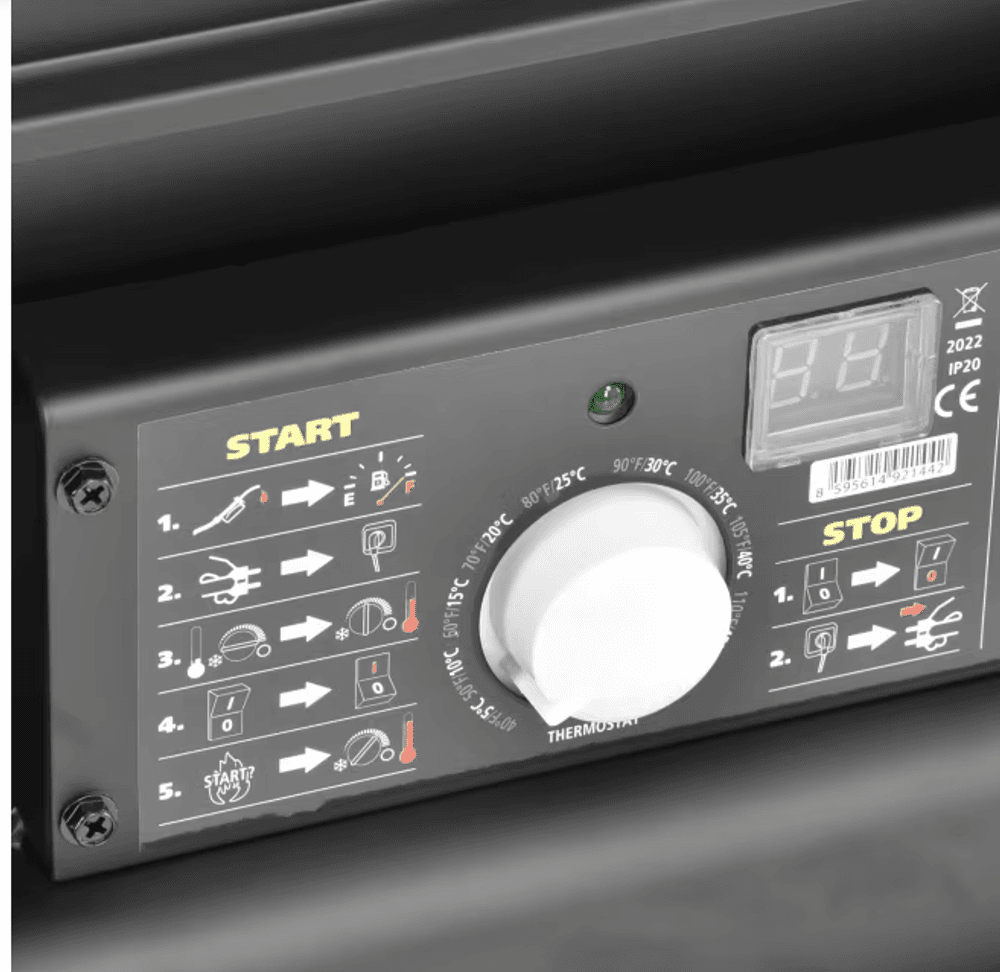 Hecht dieselvarmer 18 kW HE3040 