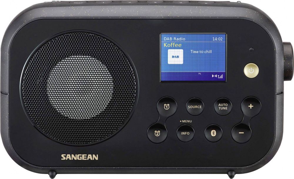 Sangean dab radio DPR42 BT svart med blåtann/bluetooth 340044 