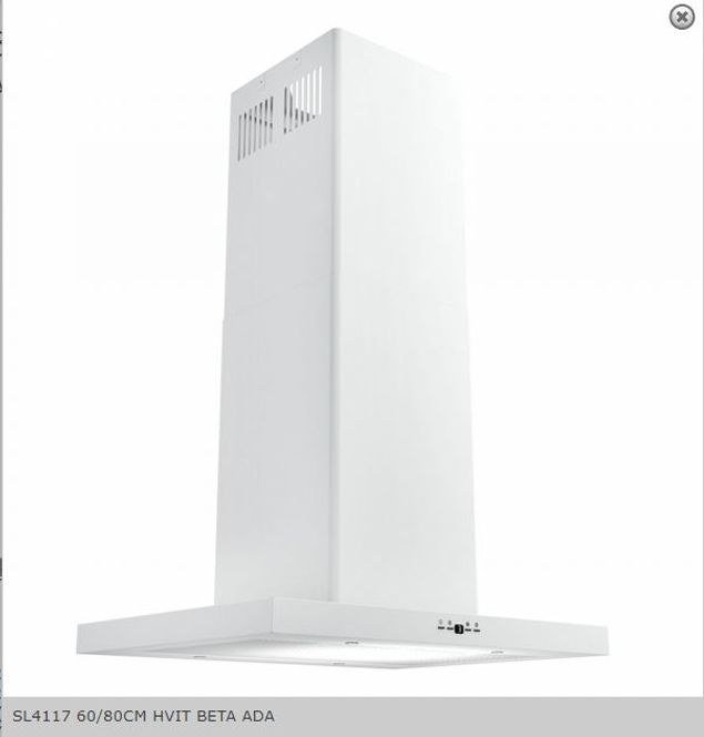 Hovedbilde Silverline ventilator fritthengende hvit 80 cm BETA ADA SL ...