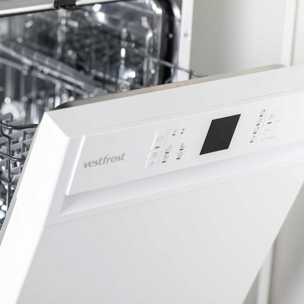 Vestfrost oppvaskmaskin 45 cm hvit 33000 VDW 1045