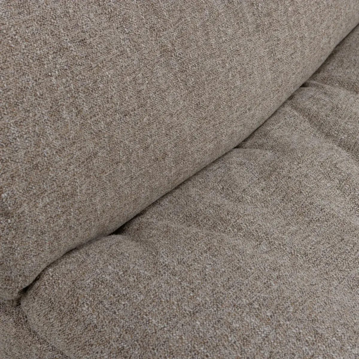 WOOOD sofa 3 seter Baggy vevd stoff brown melange 377531-BM