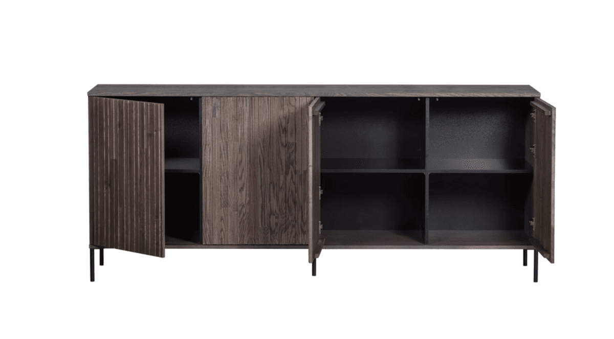 WOOOD sidebord New Gravure 200 cm espresso 373471-EV