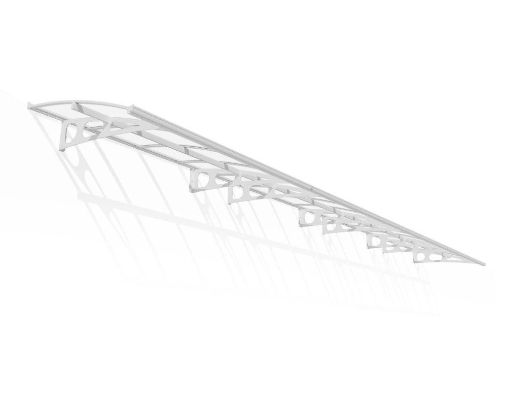 Canopia by Palram overbygg inngangsparti Bordeaux 139 x 892 cm hvit/matt