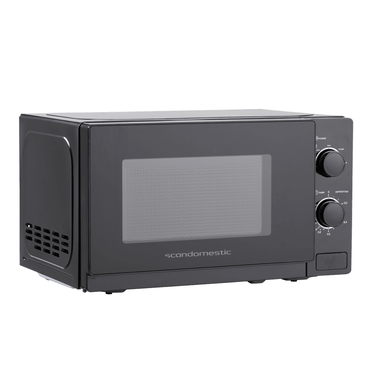 Scandomestic mikrobølgeovn sort 700W MWS20B