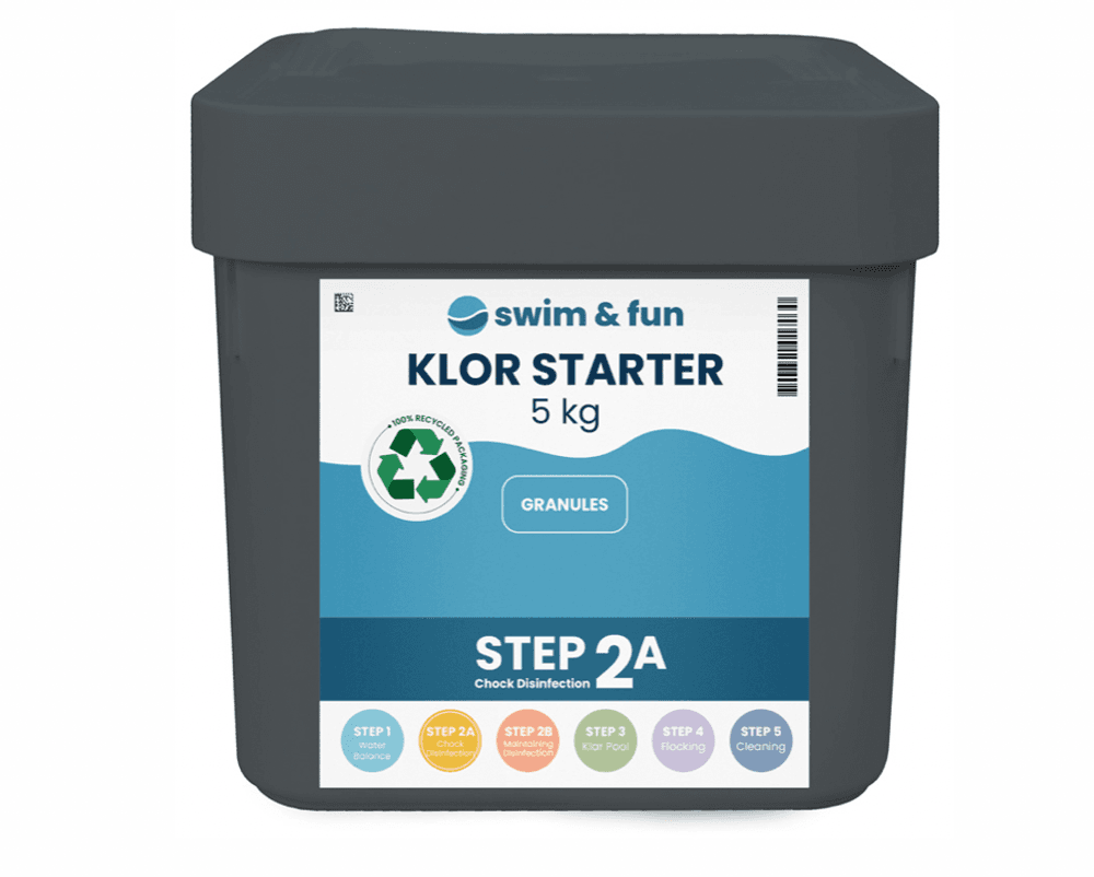 Swim & Fun Klor Starter Fast Dissolving Granules, 5 kg