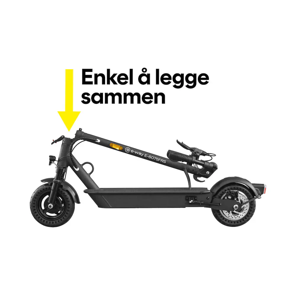 E-WAY El-sparkesykkel E-6075FRS