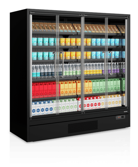 Hovedbilde Tefcold Galaxy+ GP20FGD Black displaykjøleslap