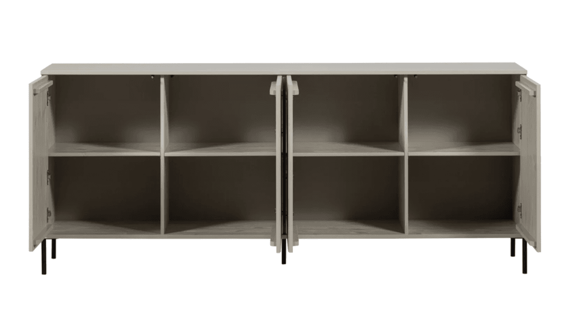 WOOOD sidebord New Gravure 200 cm dust 373471-D