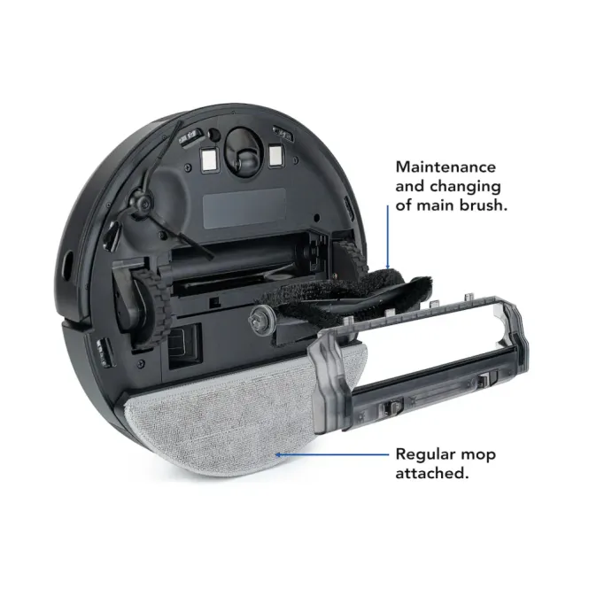 Hovedbilde Wilfa Innobot robotstøvsuger RVC-D4000SL med tømmestasjon