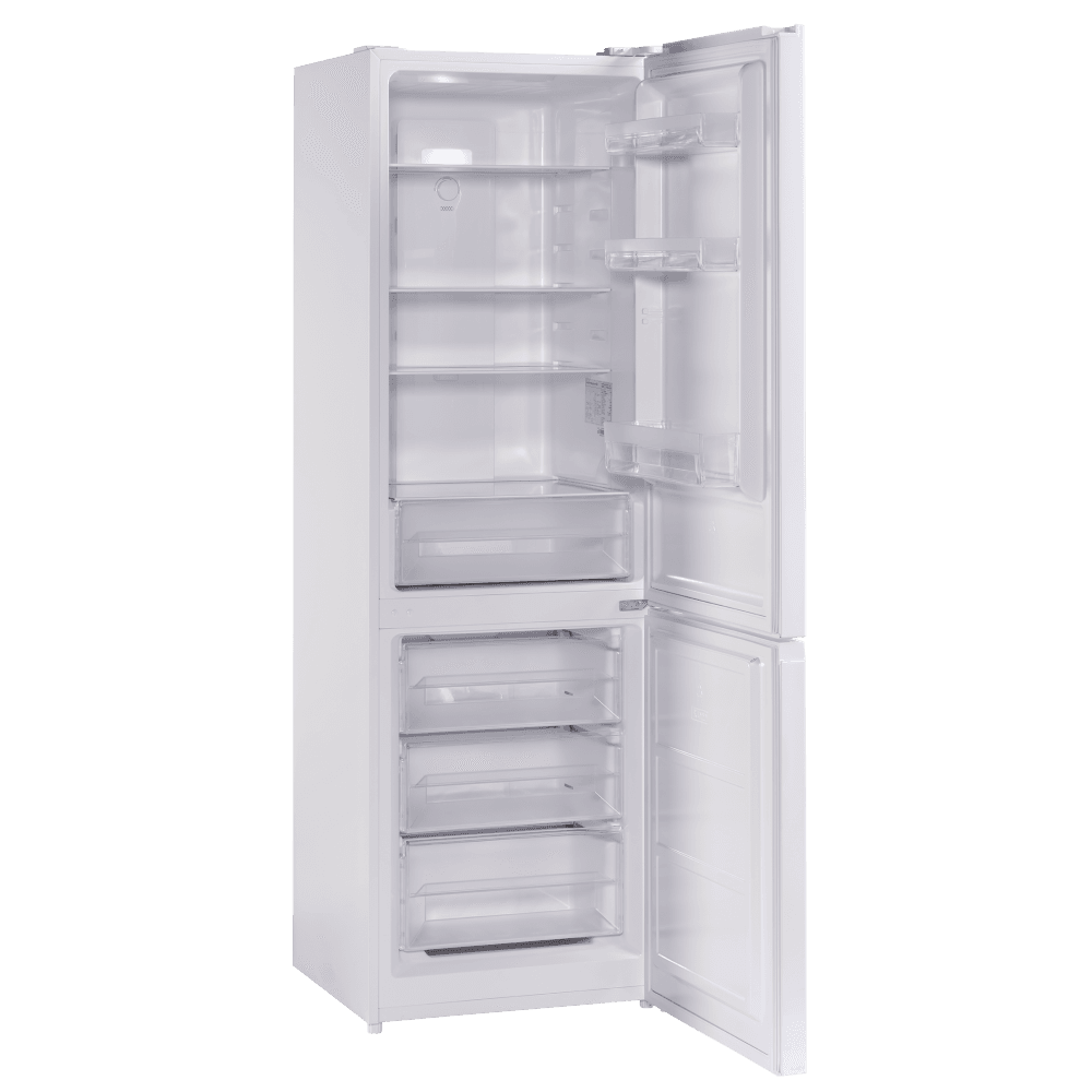 Scandomestic frittstående kombinert kjøl- og fryseskap hvit 186 cmCBF293NFWD