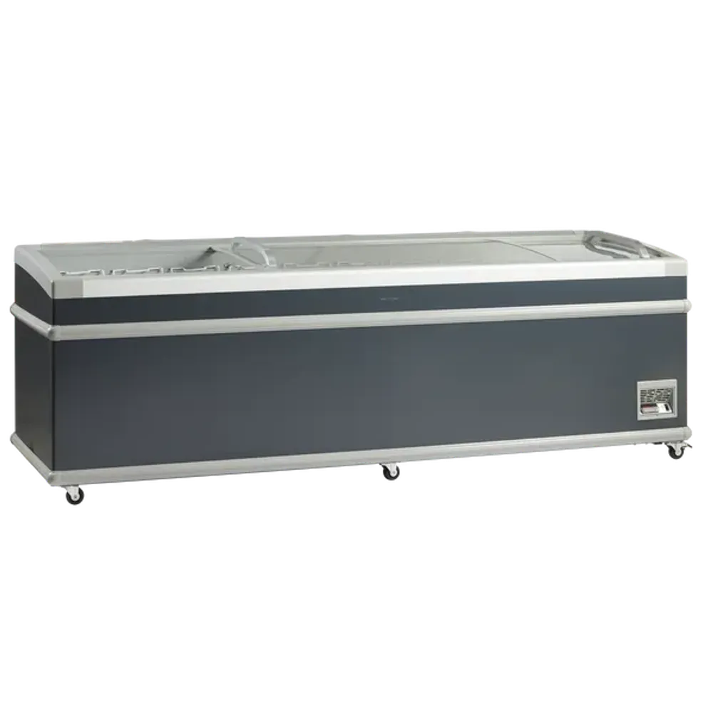 Scandomestic display fryseboks i svart 900 L SIF900D