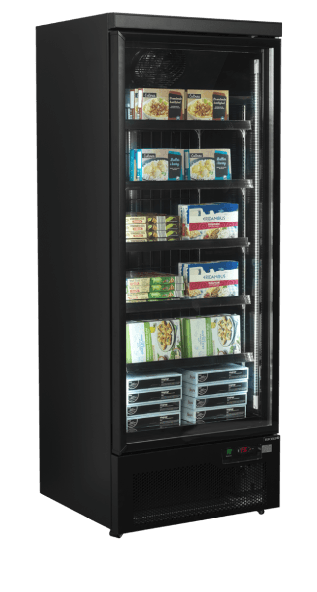 Tefcold displayfryser sort 209 cm Atom Maxi F1DBB