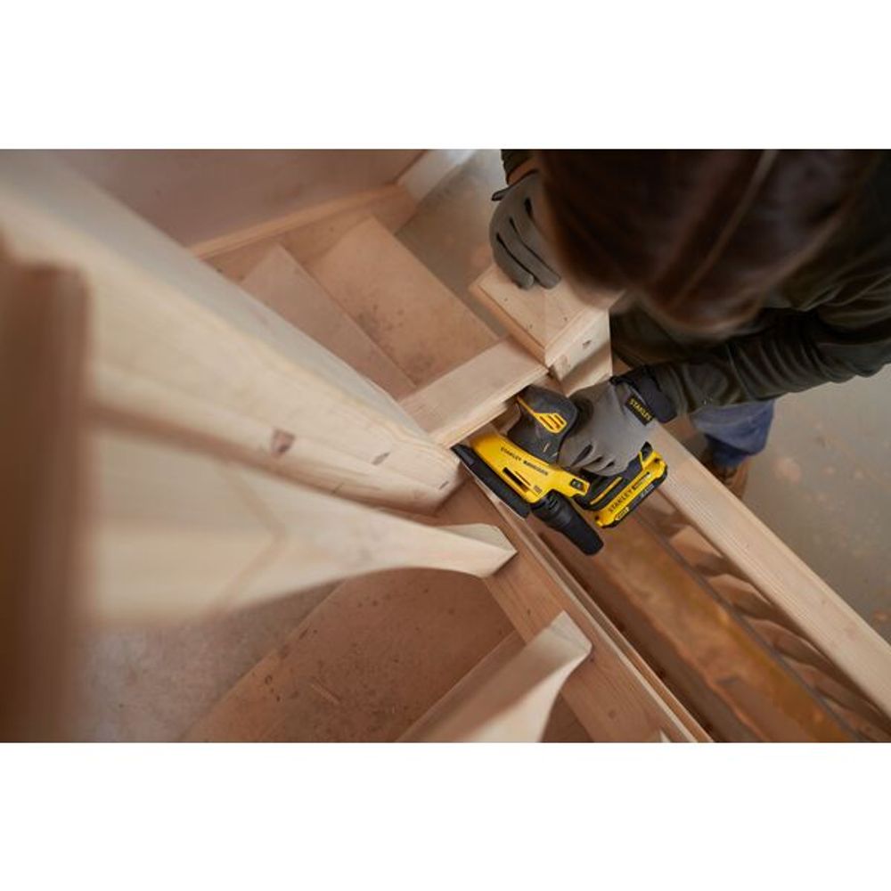 Stanley Fatmax slipemus 18V med støvoppsamler u/batt SFMCW221B-XJ