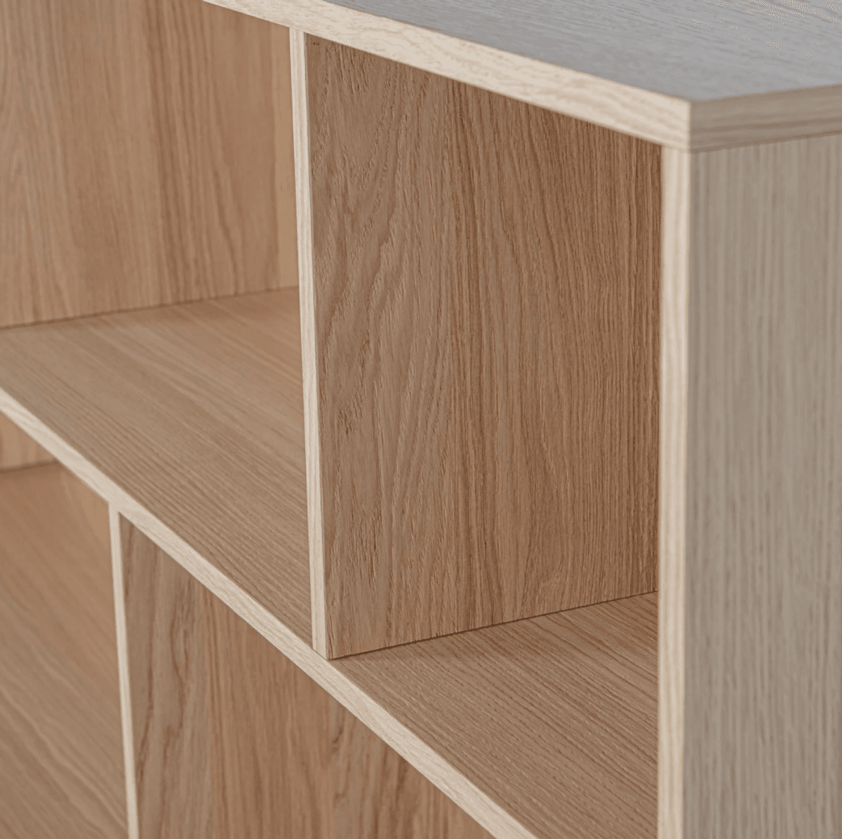 WOOOD hylledel til New Gravure sidebord natural eik 373565-B