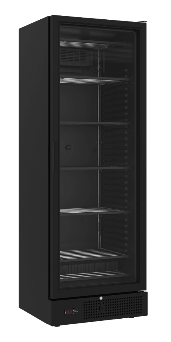 Vibocold display kjøleskap sort 187 cm VF 372 SORT
