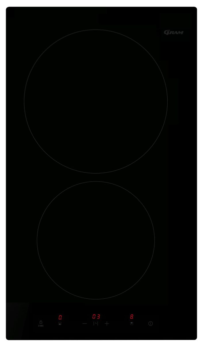Gram platetopp induksjon 30 cm KKI 3222-90 T