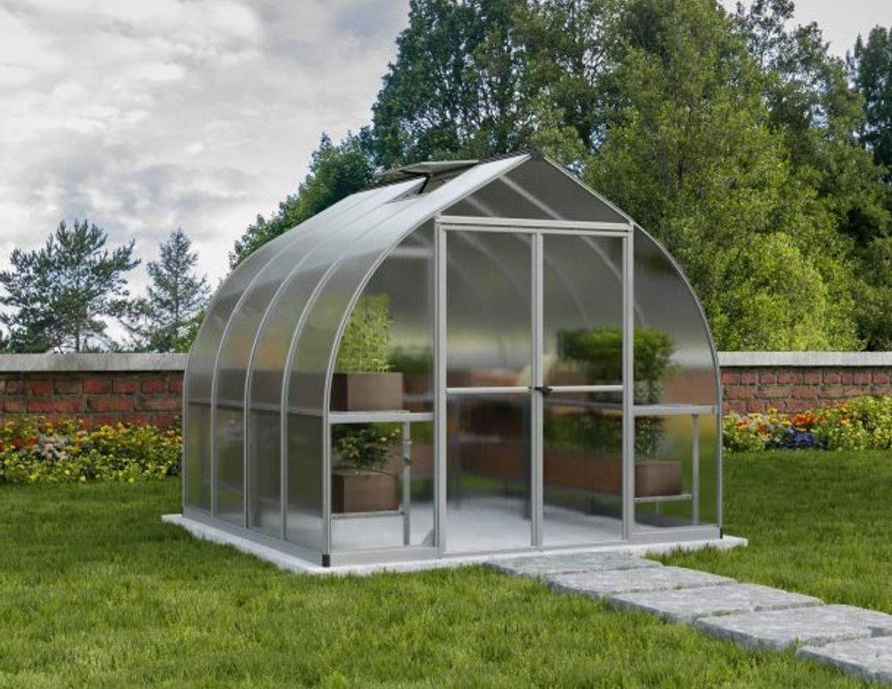 Canopia by Palram Bella Drivhus 244 x 244 cm sølv