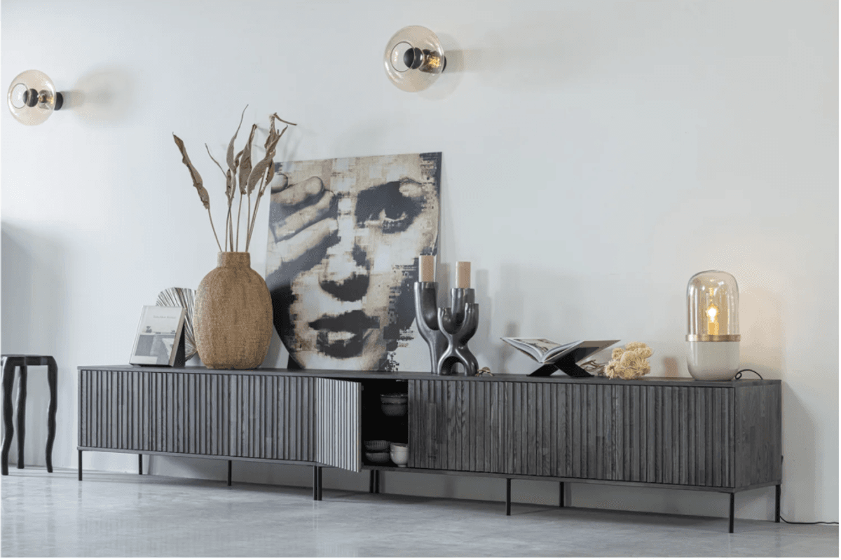 WOOOD sidebord New Gravure 100 cm espresso ask 373472-E