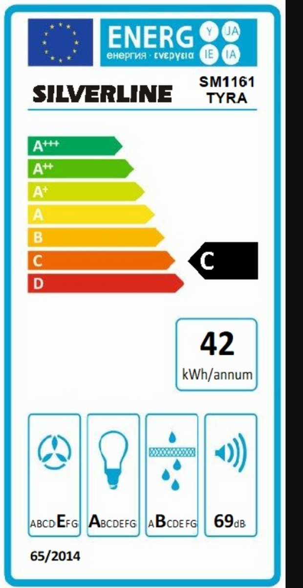 Silverline ventilatorhvit 50 cm Tyra SM 1161-50 HV 