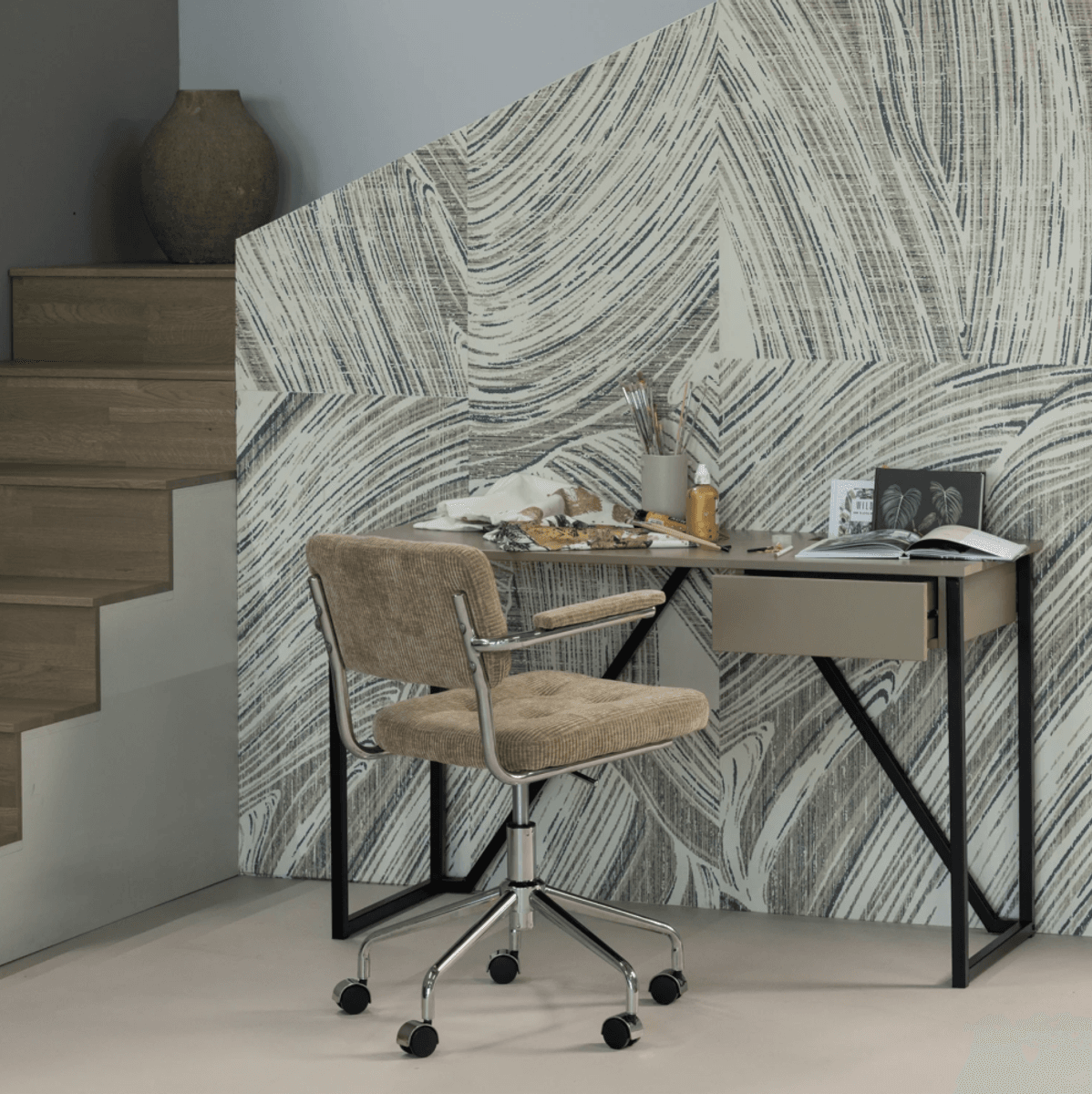 WOOOD skrivebord New Julius furu mud 373899-M