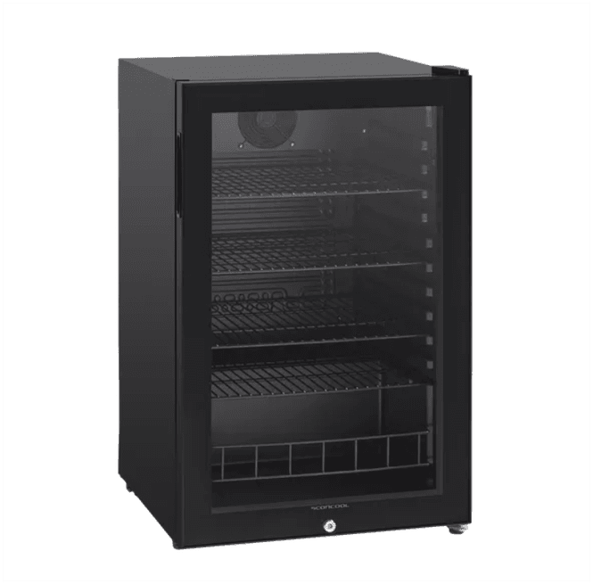 Hovedbilde Scandomestic display kjøleskap sort 84,5 cm DC126BB 