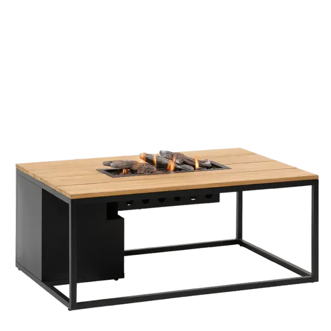 Hovedbilde Trend Collection peisbord Cosiloft 120 sort og teak 5958750