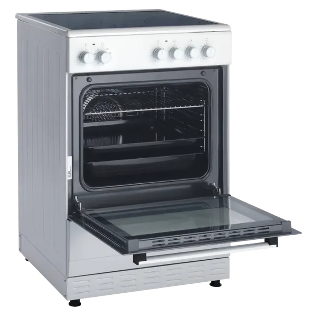 Scandomestic komfyr keramisk 60 cm i hvit FCC800W
