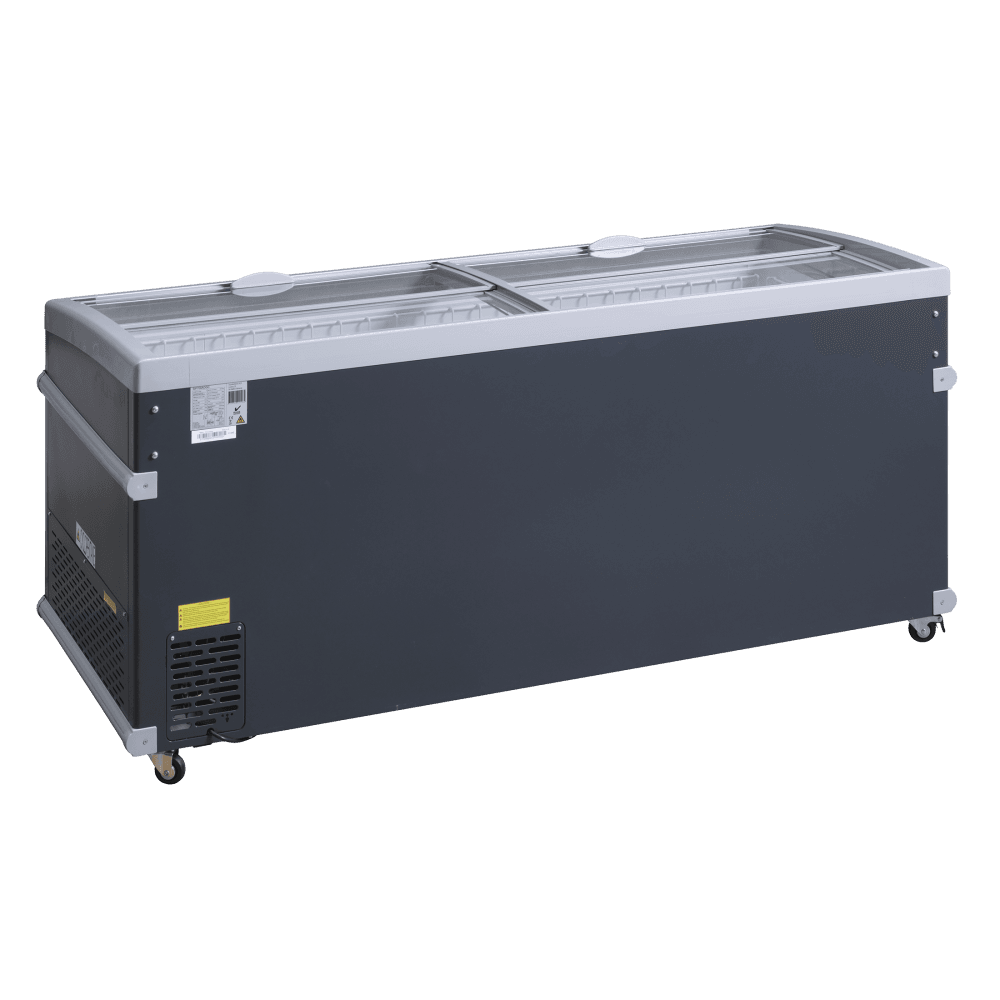 Scandomestic displayfryseboks grå 501 liter SIF700ADGC