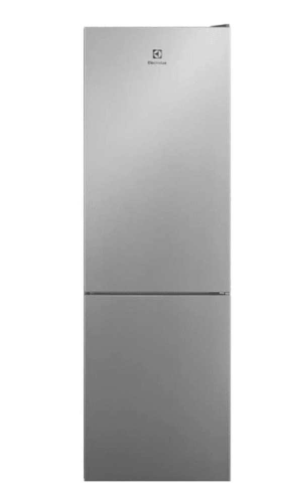Electrolux kombiskap rustfritt stål nofrost 186 cm 230/101 L  