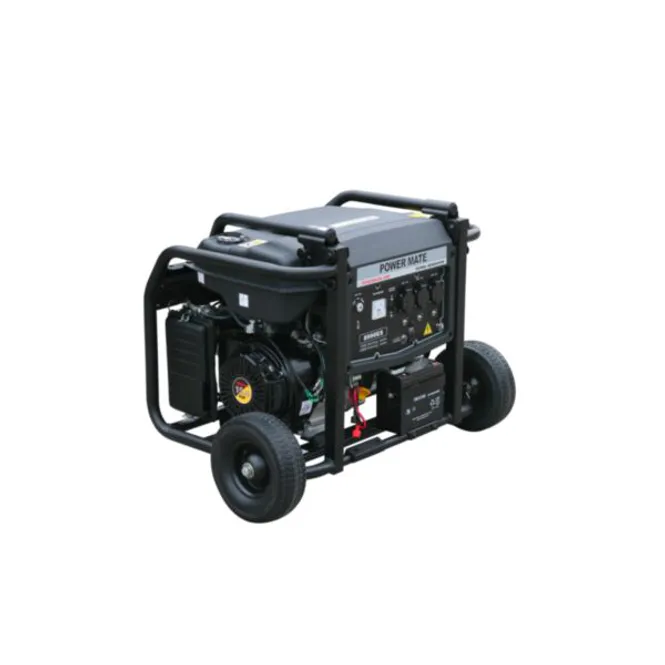 Hovedbilde Power Mate bensinaggregat 8990ES Black Line 400V/230V 7,6kW