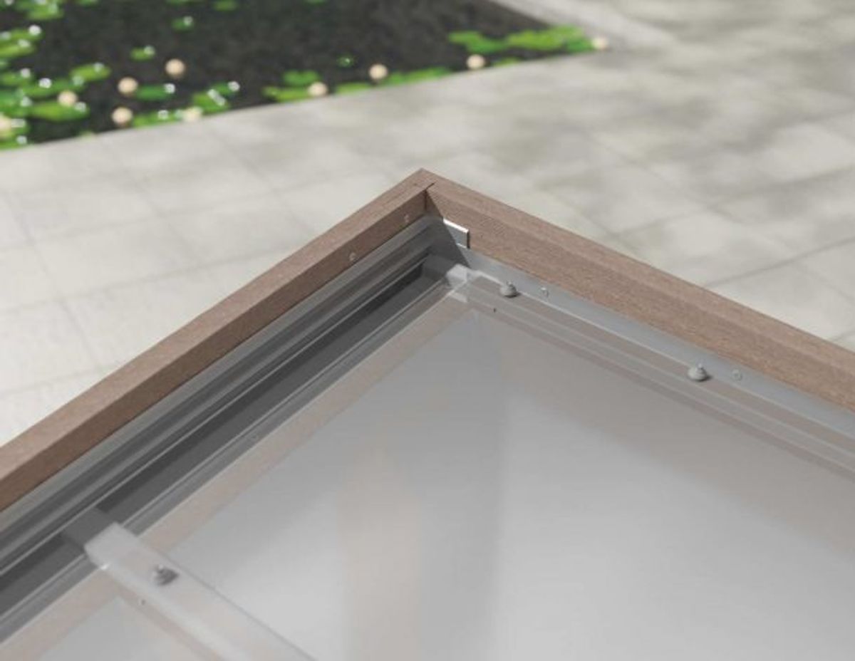 Canopia by Palram Helsinki terrassetak i sedertre 3m x 9,9m 707374