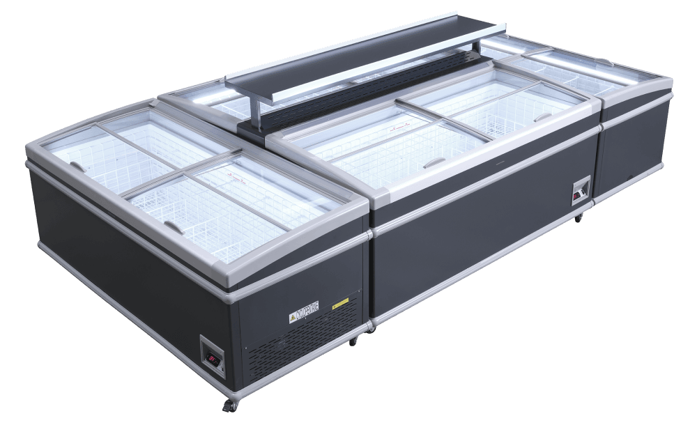 Scandomestic displayfryseboks grå 501 liter SIF700ADGC