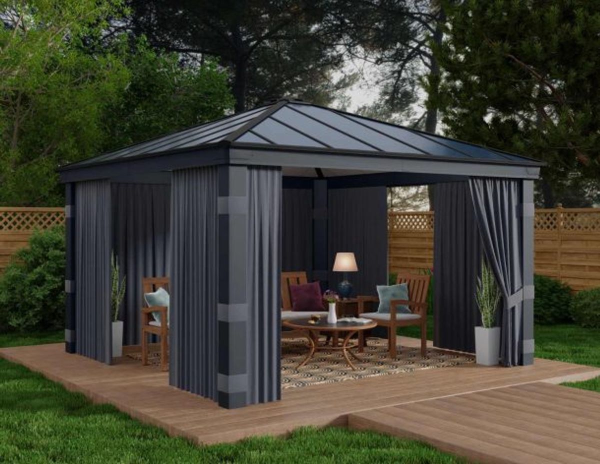 Canopia by Palram - Gazebo Dallas - Gardiner 360 x 483 cm - 4Pk 706598