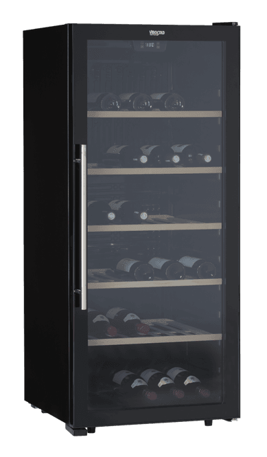 Hovedbilde Vibocold frittstående vinkjøler sort 127 cm AWC 130-1