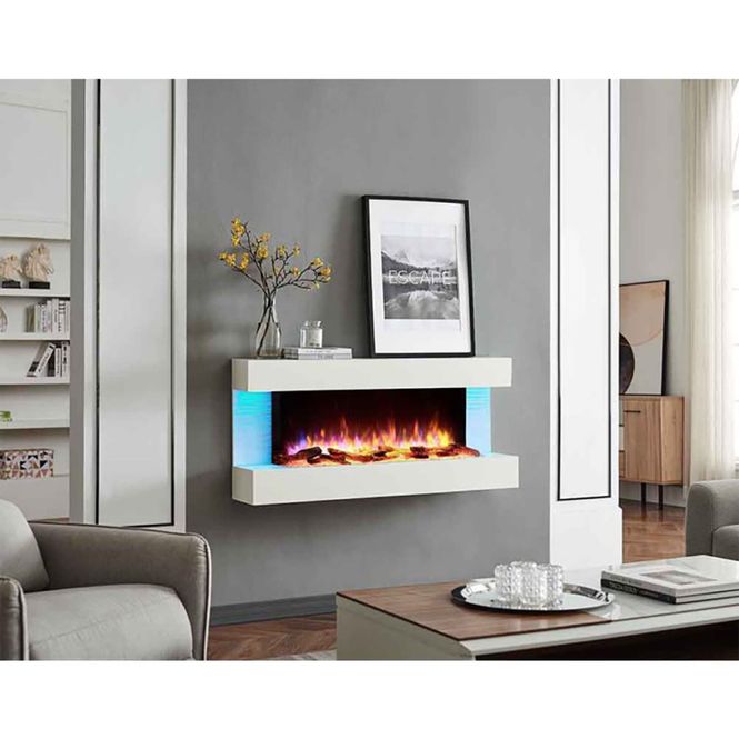 Hovedbilde Frøya Vegghengt Elektrisk Peis - 2000 watt