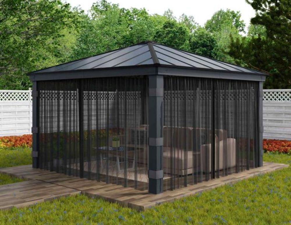 Canopia by Palram - Gazebo Dallas - Netting 360 x 607 cm - 4Pk 706601