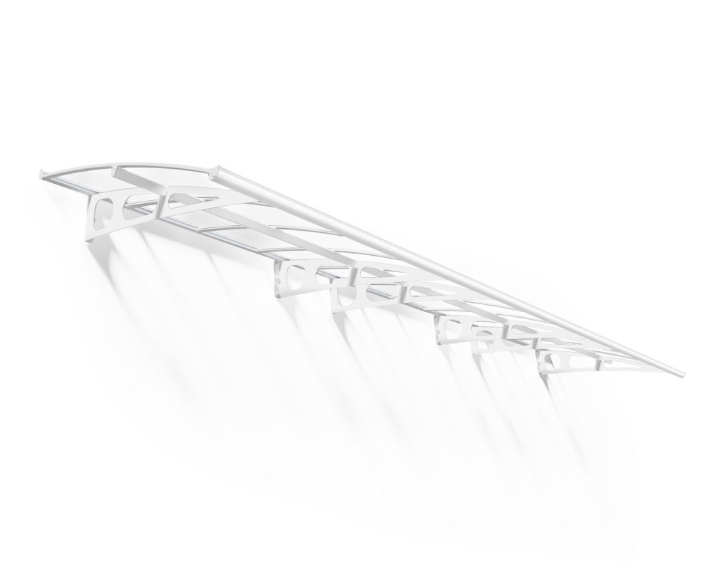 Canopia by Palram overbygg inngangsparti Bordeaux 139 x 670 cm hvit/klar