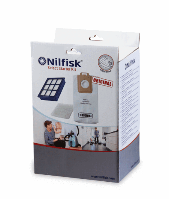 Hovedbilde Nilfisk Select starter kit 8 poser 1 hepa 2 filt - ...