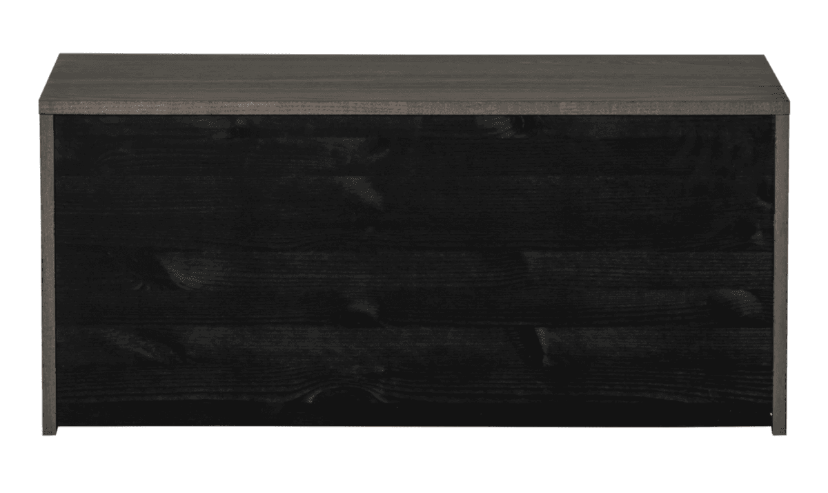 WOOOD oppbevaringsbenk 88 cm espresso ask 374040-E