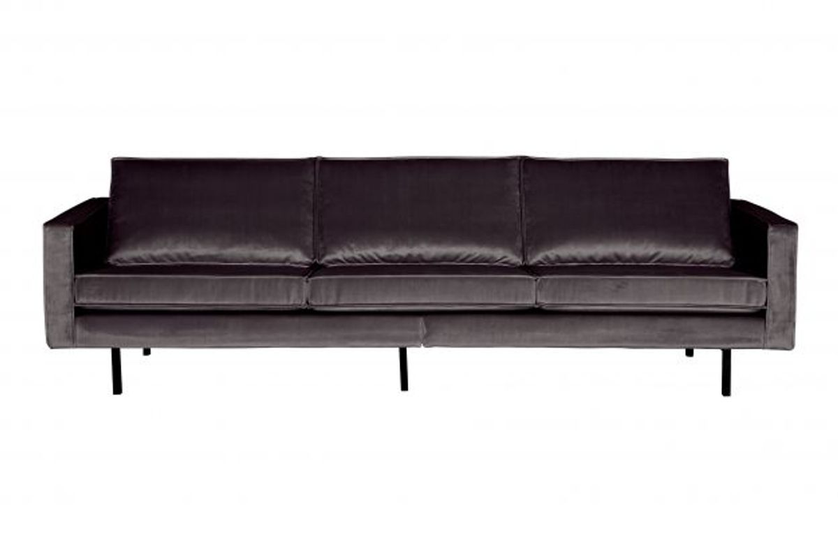 BePureHome Rodeo 3 Seter Velur Antrasitt
