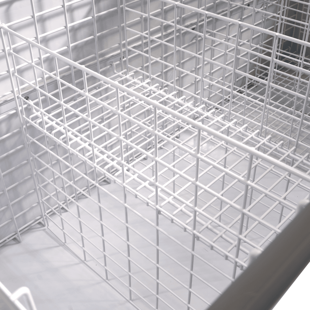 Scandomestic displayfryseboks grå 430 L SIF600ADGC